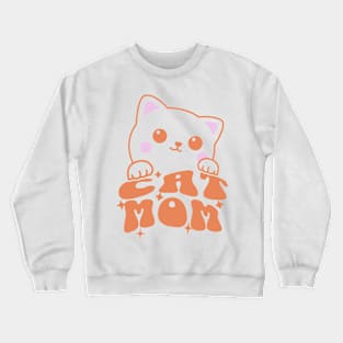 Cat Mom Crewneck Sweatshirt